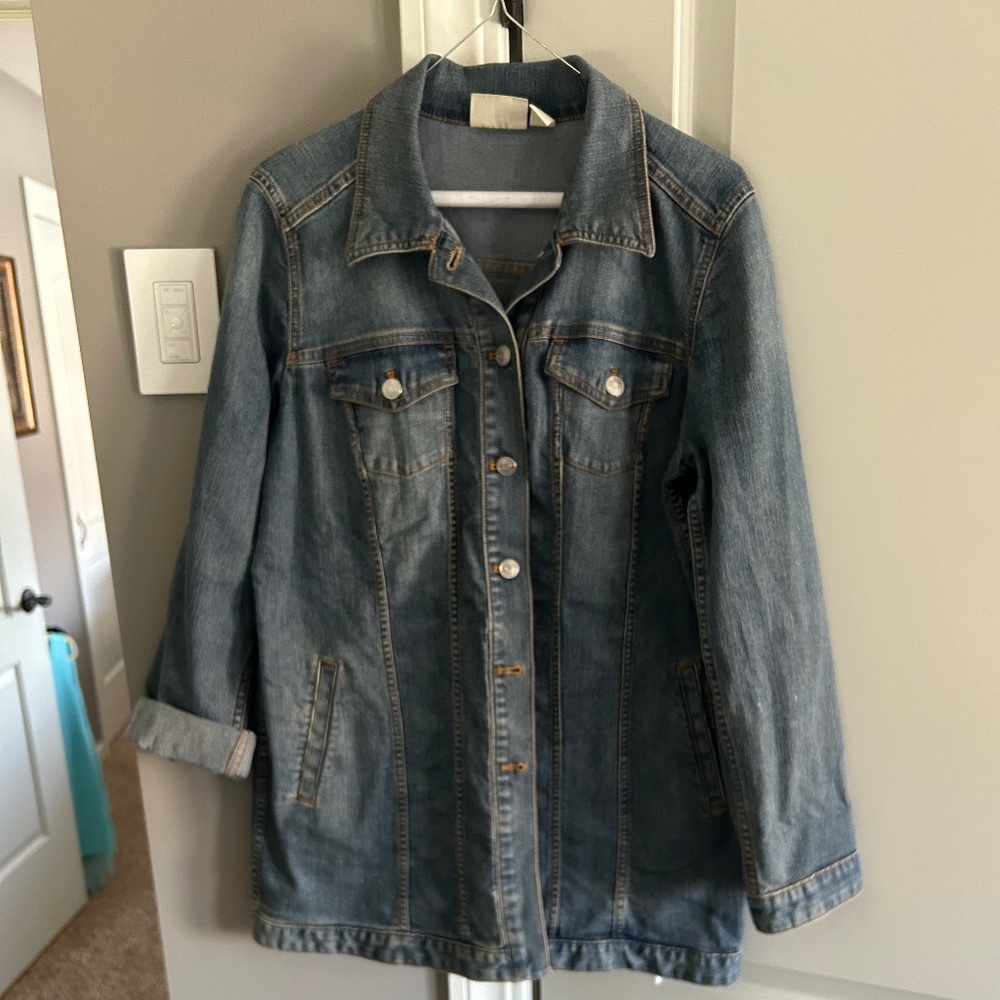 LONG DENIM JACKET